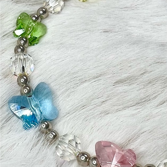 Swarovski crystal with sterling silver beads - Picture 3 of 5